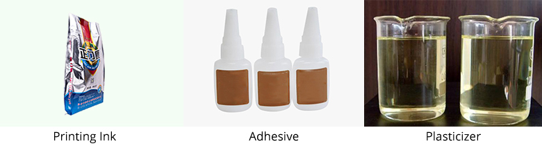 Plasticizer toluene sulfonamide in adhesive