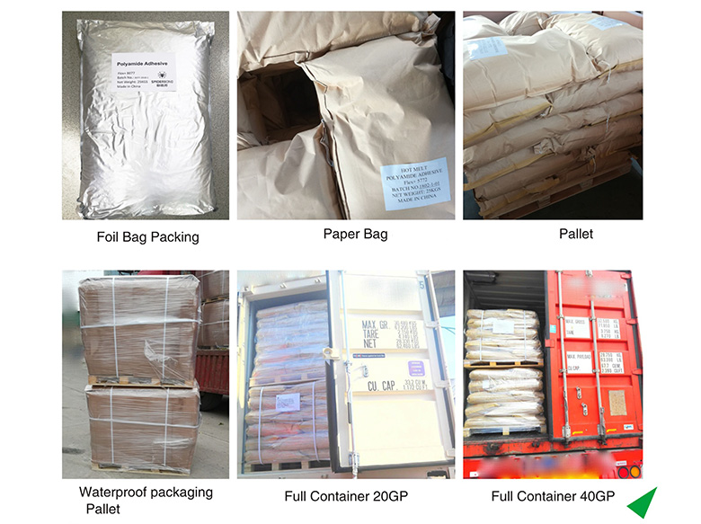 hot melt PA resins bags