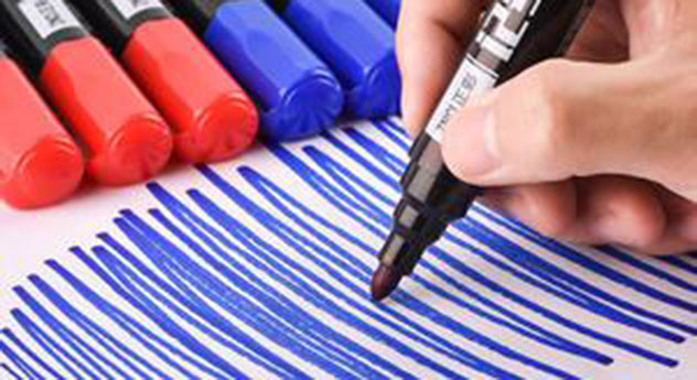 Marker for writing on nearly any surface: All about the uses of universal  pens