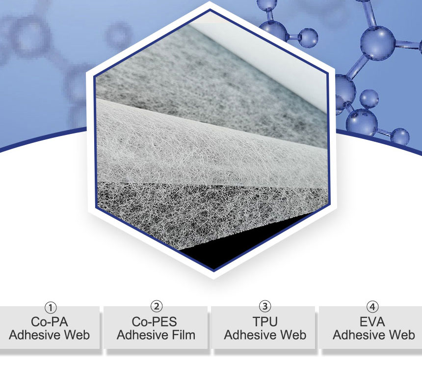 Hot melt adhesive web based on EVA