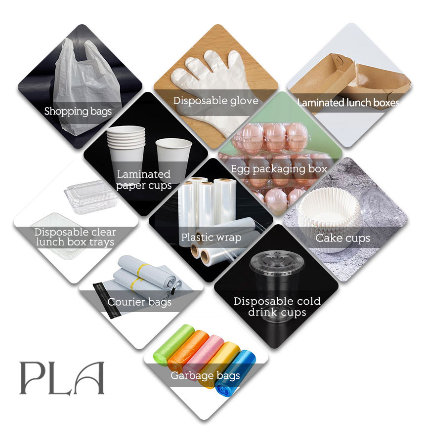 pla raw material applications