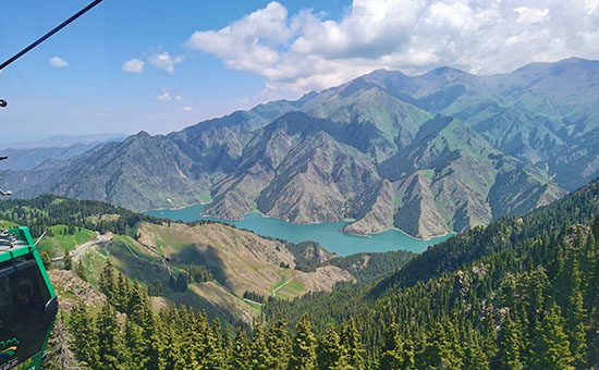 China Xinjiang Tianshan Lake