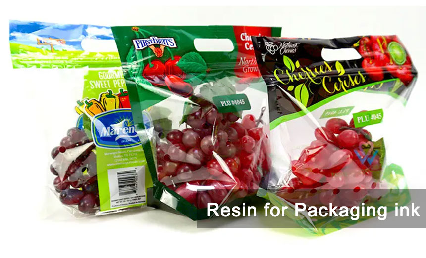 Packaging ink resins