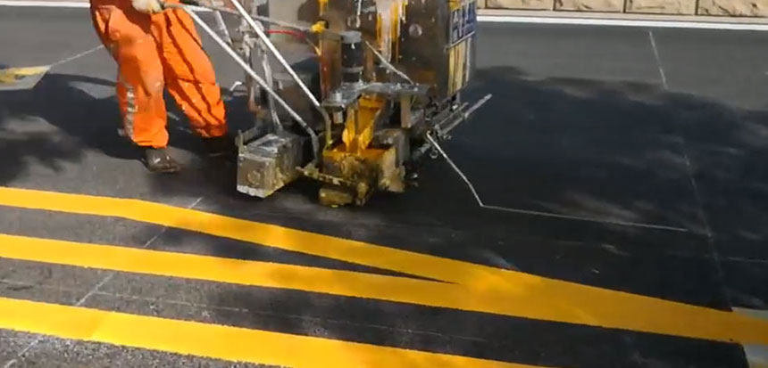 Pigment yellow for Road marking