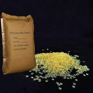 Yellow granular polyamide resin for ink	