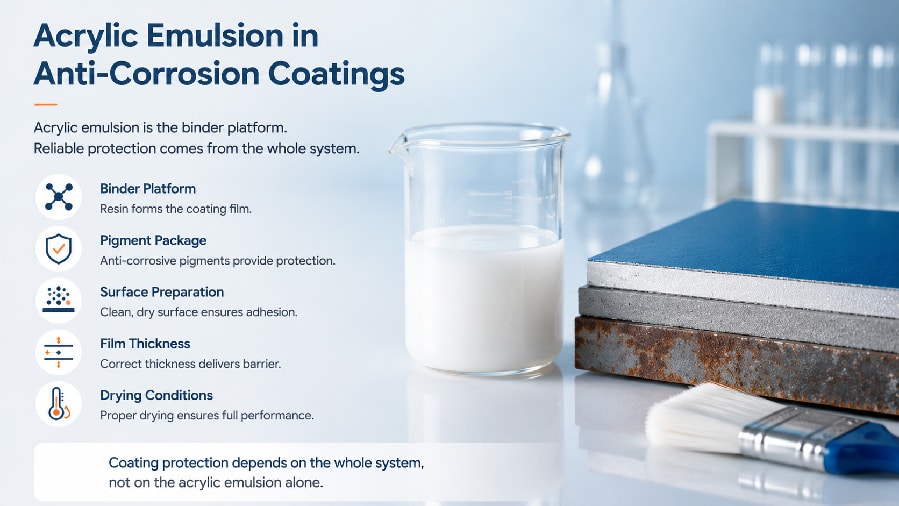 Acrylic Emulsion for Anti-Corrosion Coatings: A Practical Binder Selection Guide