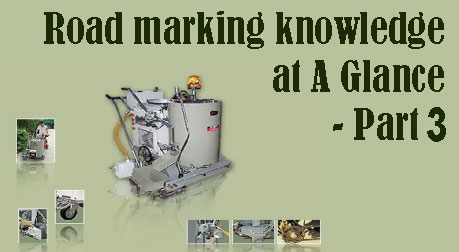 Road marking knowledge at a glance - Part 3