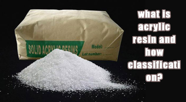 what is acrylic resin and how classification?