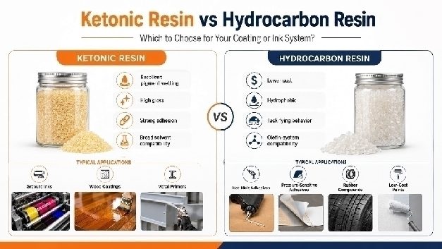 Ketonic Resin vs Hydrocarbon Resin: Which to Choose for Your Coating or Ink System