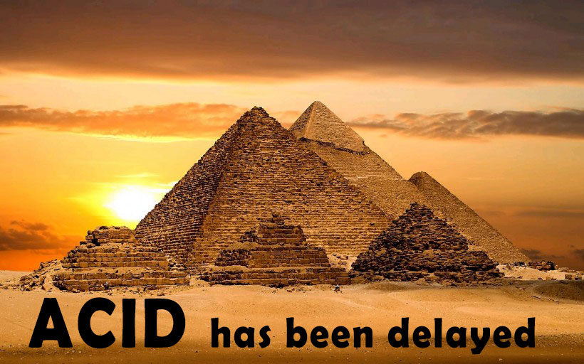 Egypt Advance Cargo Information Declaration (ACID) has been delayed to end of September, work by 1st October