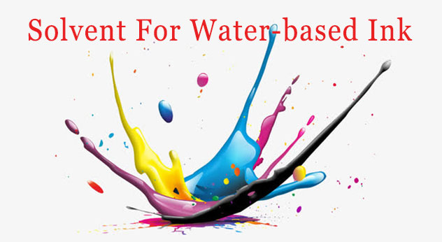 Solvent for water-based ink