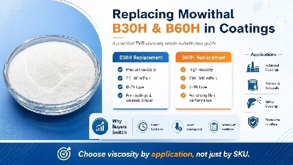Replacing Mowithal B30H and B60H in Coatings: A PVB Viscosity Grade Substitution Guide